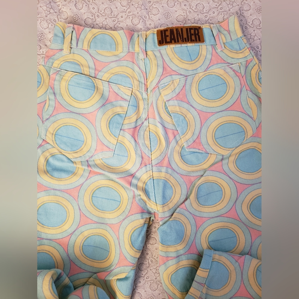 Colorful Geometric Patterned Pants - Picture 6 of 10